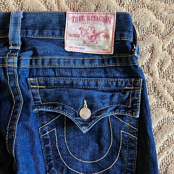 Mens True religion Ricky straight leg jeans. Size 31. - Picture 4 of 5